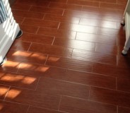 Custom hardwood style floor done by RMG