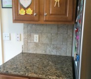 Custom granite tops and tile done by RMG